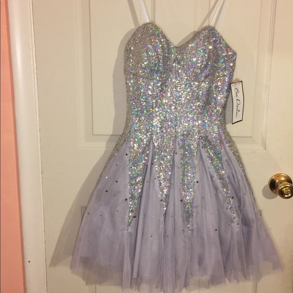 holographic homecoming dress